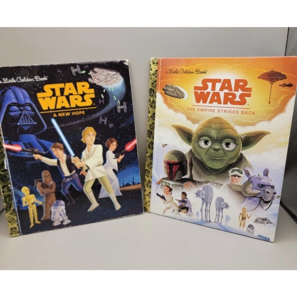 Star‎ Wars: A New Hope /The Empire Strikes Back Little Golden Book by Smith Geof